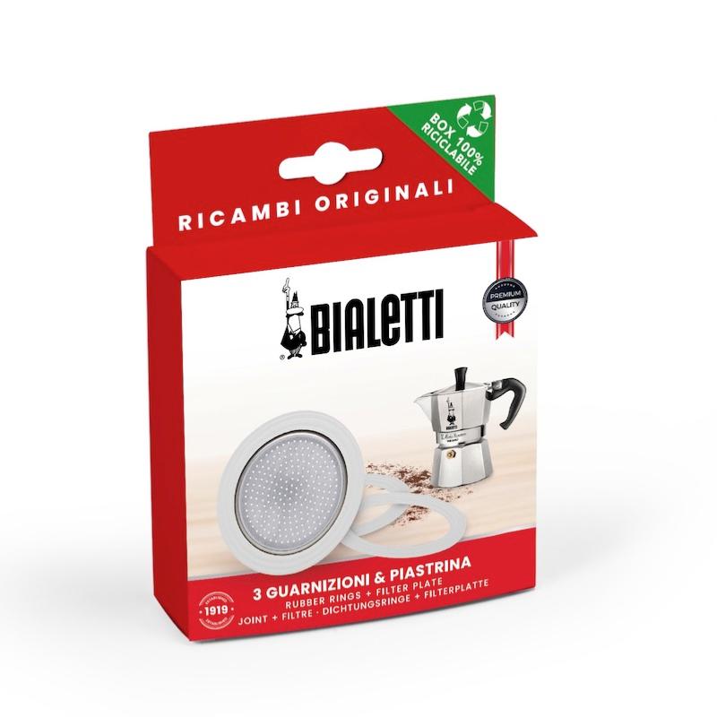 3 joints 1 filtre pour cafetière alu Bialetti 6 tasses