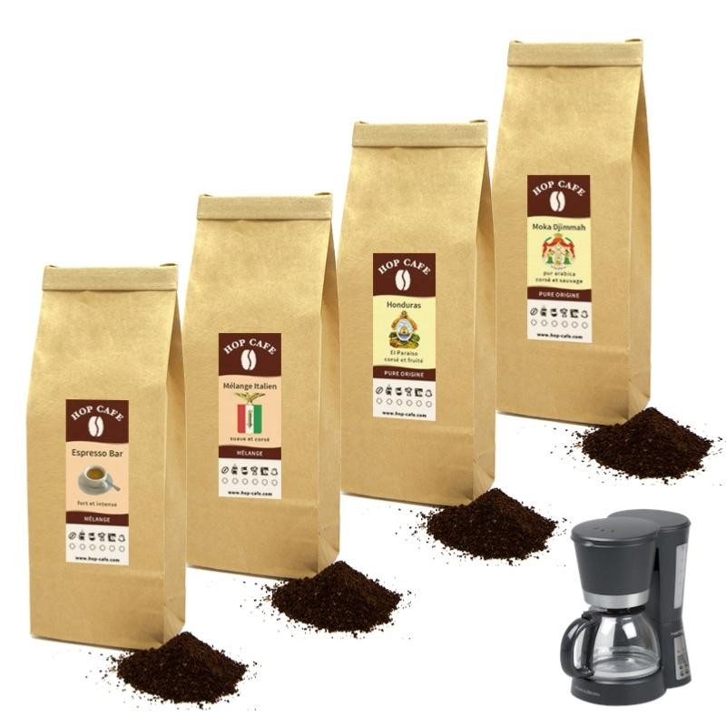 Pack Découverte Café Corsé Moulu Filtre