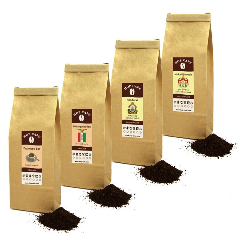 Offre Découverte Café Moulu Corsé - 4 x 125g