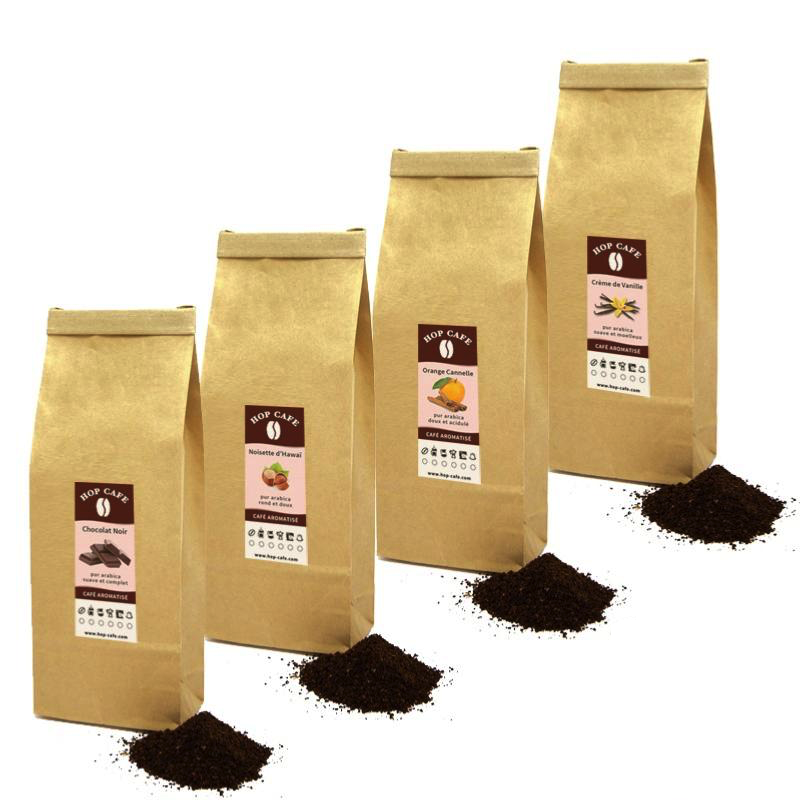 Offre Découverte Café Moulu Aromatisé - 4 x 125g