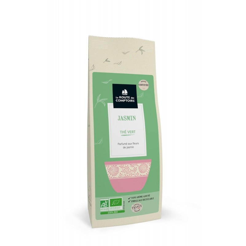 Thé Vert Jasmin Bio - Sachet de 100g