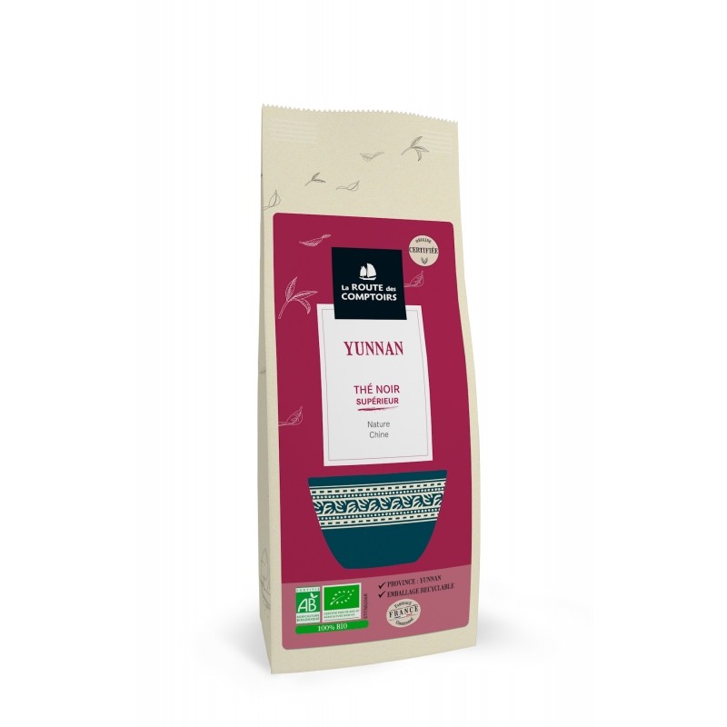 Thé Noir Yunnan Bio - Sachet de 100g