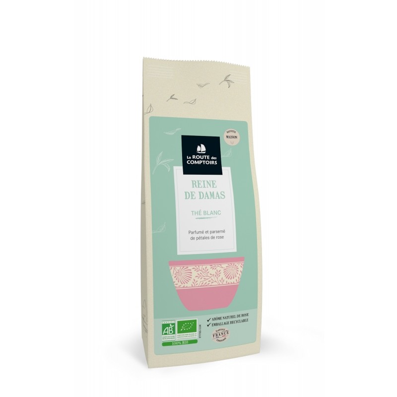 Thé Blanc Reine de Damas Bio - Sachet de 50g