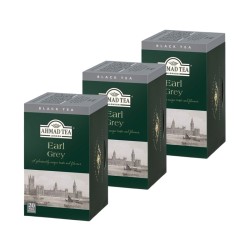 Thé noir Ahmad Earl Grey - 3 Boites de 20 sachets