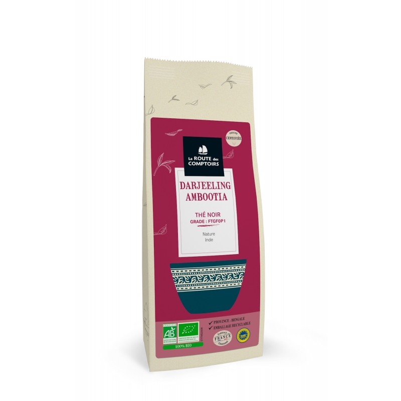 Thé Noir Darjeeling Bio - Sachet de 100g