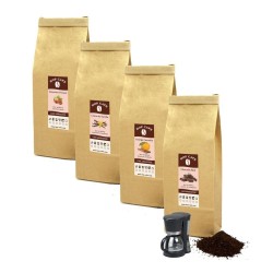 Pack Découverte Café Aromatisé Moulu Filtre