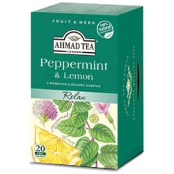 Infusion Ahmad Peppermint Citron - Boite de 20 sachets