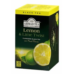 Thé noir Ahmad Citron - Boite de 20 sachets