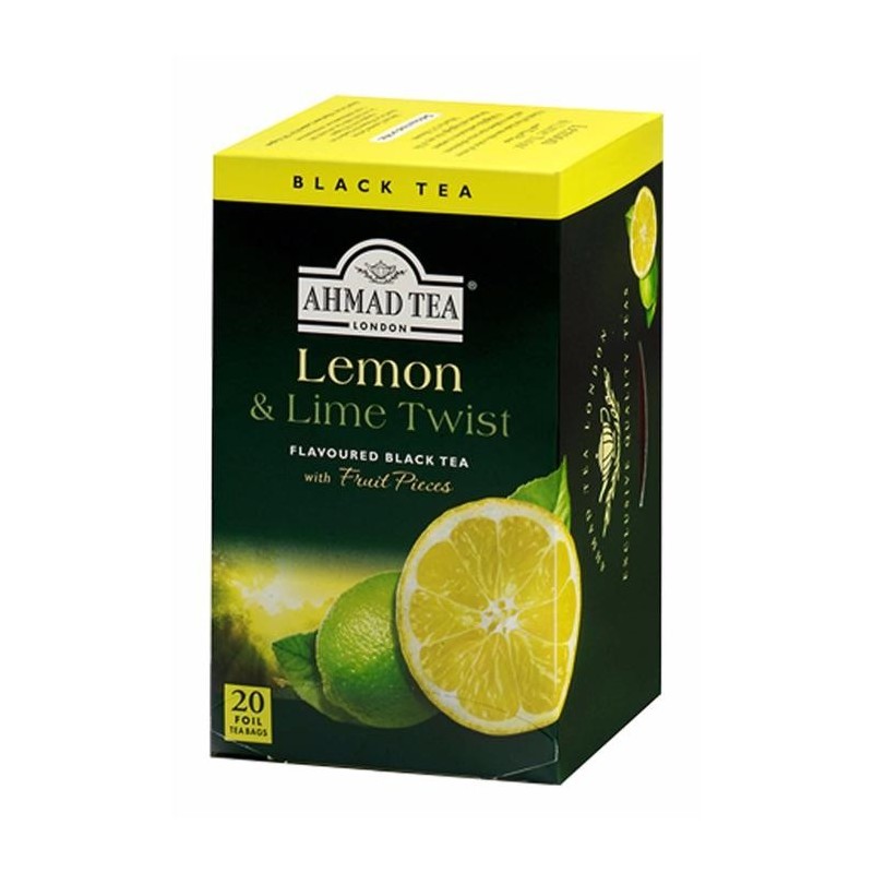 Thé noir Ahmad Citron - Boite de 20 sachets