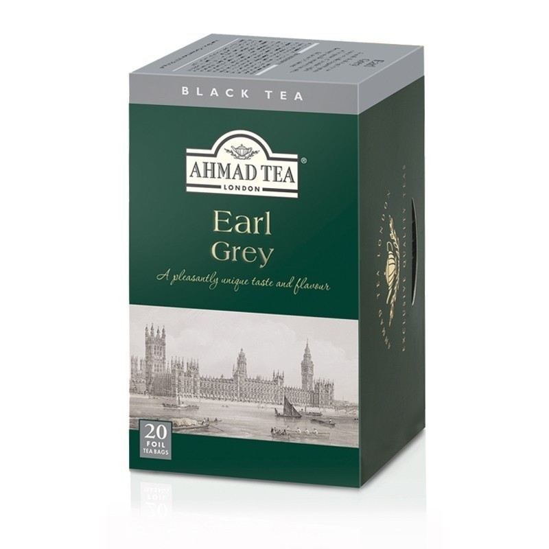 Thé noir Ahmad Earl Grey - Boite de 20 sachets