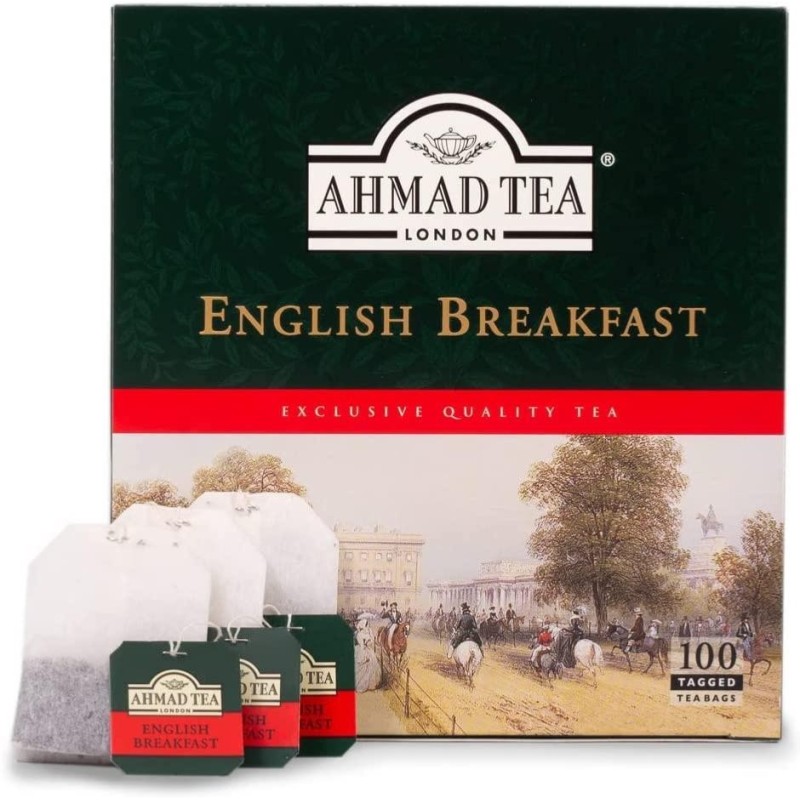 Thé noir Ahmad English Breakfast - Boite de 100 sachets