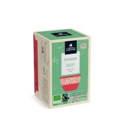 Thé Vert Bio Litchi Rose Cerise - Boite de 20 sachets