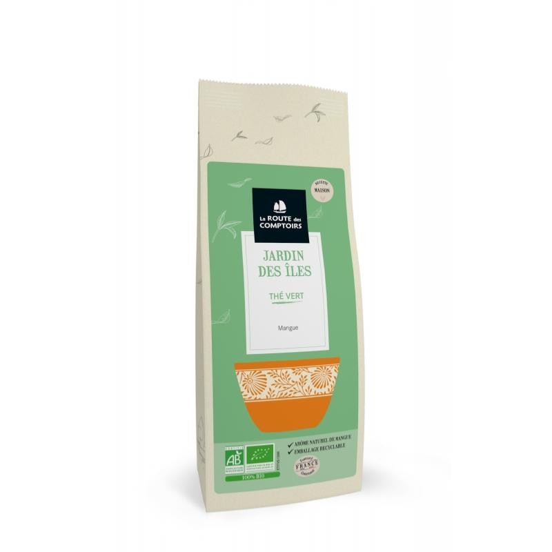 Thé Vert Jardin des Îles Bio - Sachet de 100g