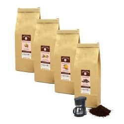 Pack Éco Café Moulu Aromatisé Filtre - 4 x 500g