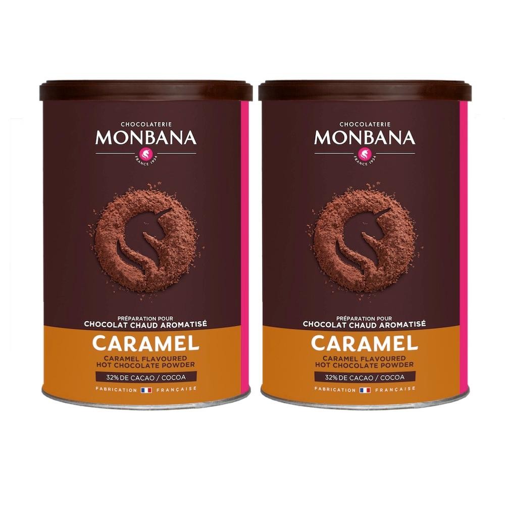 Chocolat en poudre aromatisé Caramel de Monbana