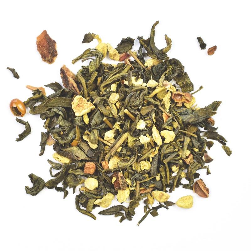 Thé vert au citron et au gingembre - vrac 100g - Tea'z'âne