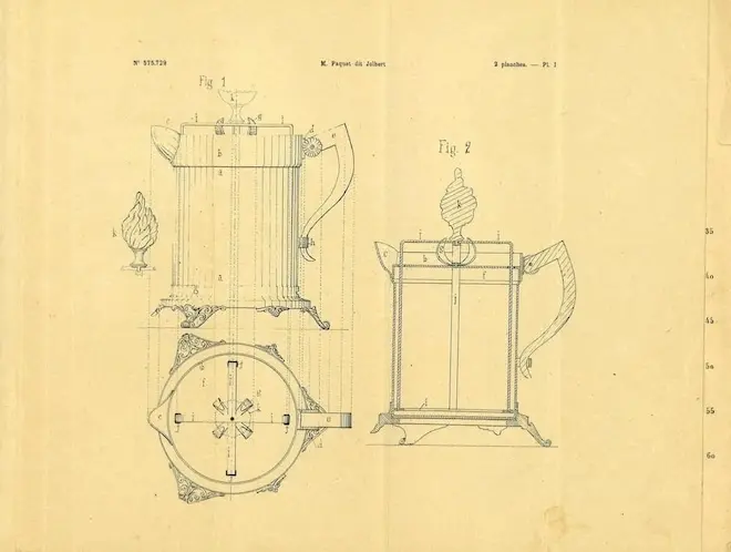 Brevet cafetière à piston – invention française – Page 3 (1923) Brevet cafetière à piston – invention française – Page 3 (1923)