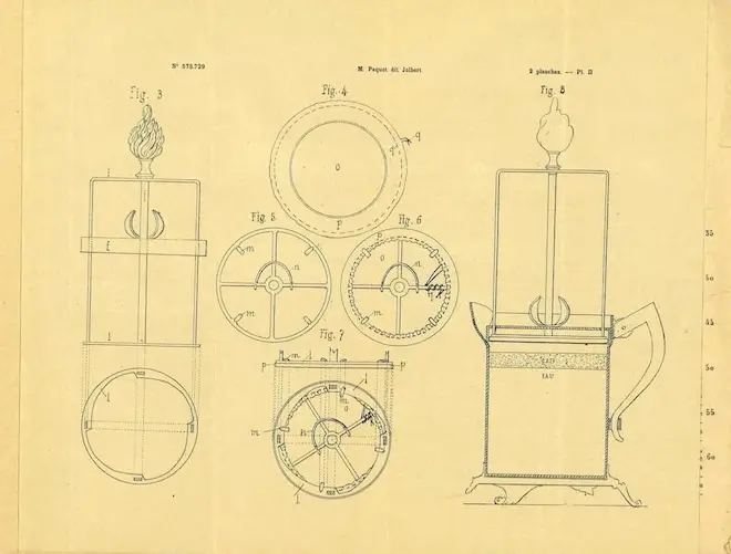 Brevet cafetière à piston – invention française – Page 4 (1923) Brevet cafetière à piston – invention française – Page 4 (1923)